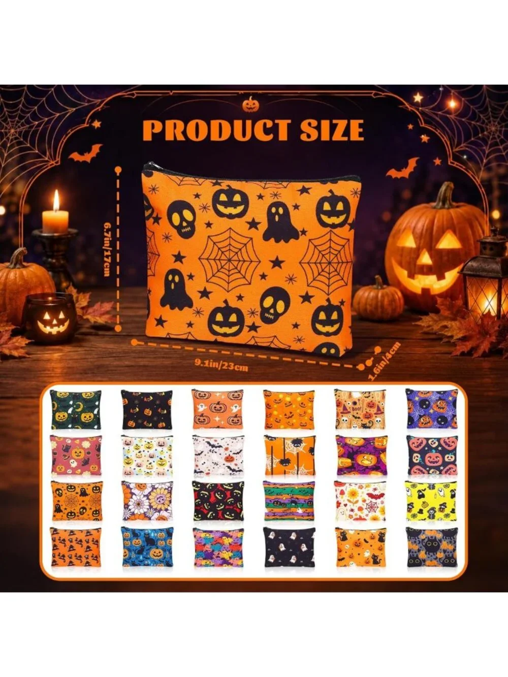 48 Pcs Halloween Makeup Bags Set | Bulk Party Favors & Gift Bags